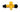 Garmin 010-11580-00 NMEA 2000 power isolator, yellow T-shaped body with black locking collars