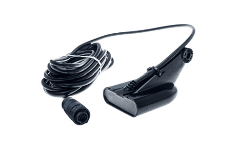 B&G Lowrance Simrad 000-12569-001 XSonic skimmer HDI 50-200, 455-800 kHz, black skimmer transducer with a cable and plug