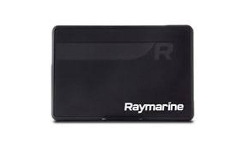 Raymarine A80499 suncover for Axiom 7 front mounting kit, black cover with R mark and Raymarine logo