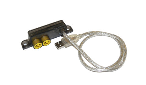 Simrad ST10 SimNet programming toolkit 000-00020-001, yellow SimNet connector block with clear USB lead