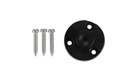 Garmin 010-12507-02 fist mic hanger for VHF 110i and 210i, black round hanger with three screws