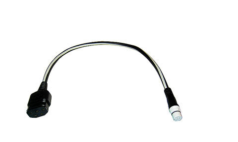 Raymarine A06048 SeaTalk ng to SeaTalk 2 adaptor cable 5 pin 400 mm, short black and white cable with two plugs