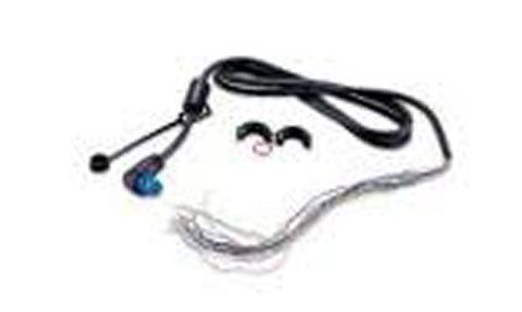 Garmin 010-11425-05 NMEA 0183 cable threaded right angle, black lead with right-angle plug and grey wires