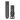 Garmin 010-12864-20 QuickFit 26 watch bands in slate grey silicone with black buckle, strap pair