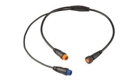 Garmin 12 pin Sounder to Y 8 pin and 12 pin Transducer Adapter Cable