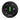Fusion ARX 010-02167-20 wireless remote control in black, round remote with green light bar, front view