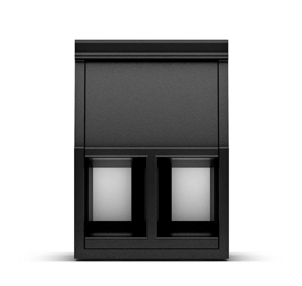 Fusion Apollo 010-12964-01 monoblock amplifier speaker connector, black two-pole terminal block, large view