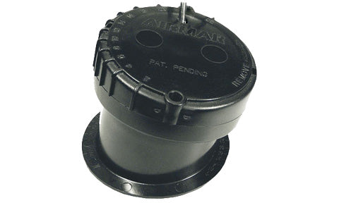 Raymarine T70278 P79S smart depth in hull transducer with fitting kit, black round body with ribbed cap