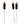 Fusion 010-12895-00 RCA splitter cable, female to dual male, gold plugs and orange rings on white leads