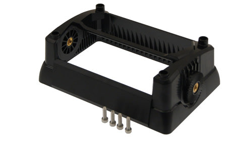 Raymarine R70526 Axiom 7 rear cover for trunnion mount and rear installation, black frame with four screws