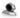 Fusion 010-12831-10 universal swivel mount bracket, polished silver clamp ring on a tilting base, angled view