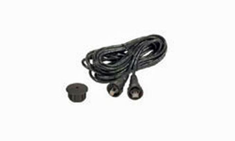 Garmin 010-10551-00 20 ft marine network cable Ethernet RJ45, black coil with weatherproof plugs and a grommet