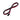 Icom OPC-656 cable, coiled red and black power lead with a two-pin plug at one end
