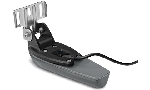 Garmin GT20-TM 010-01960-00 transom mount 4 pin transducer, black body with stainless bracket and cable
