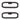 Garmin S00-01344-00 QuickFit 20 band keepers in black, two black rubber loops with white edge