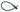 Raymarine E05026 Micro-C DeviceNet adaptor cable female, grey short cable with threaded plug and bare wires