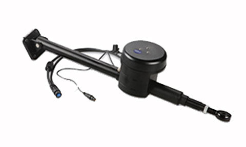 Garmin Class A 010-11572-00 mechanical linear drive unit, black actuator arm with motor drum and cables