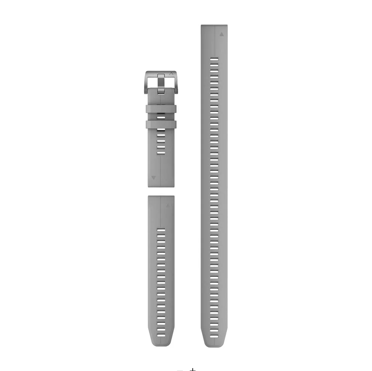 Garmin QuickFit 010-13113-03 22 dive watch bands in powder grey silicone, three-piece set with buckle