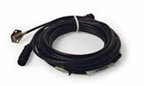 Garmin Airmar T80 010-10717-20 stainless water temperature probe, coiled black cable with a flat plate sensor