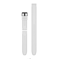 QuickFit® 26 Dive Watch bands, White silicone (3-piece Dive Set)