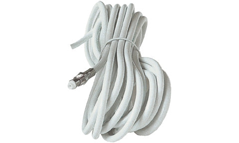Lowrance AA000400 5 m white VHF extension cable, coiled, with threaded connector at one end