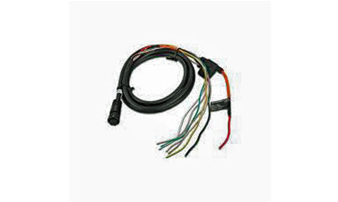 Garmin 010-11219-00 power hailer and NMEA 0183 cable for VHF 300i, black lead with round plug and coloured wires