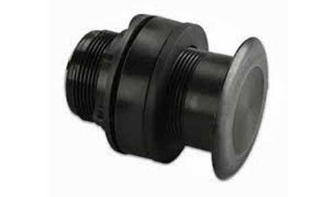 Garmin P319 010-10194-21 low profile through hull depth and temperature transducer, black plastic fitting