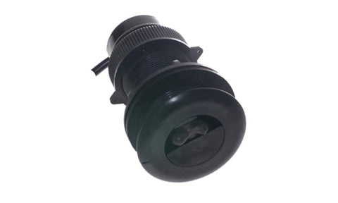 Raymarine T910 speed, depth and temperature transducer 3 m cable, black plastic through hull body with a lead