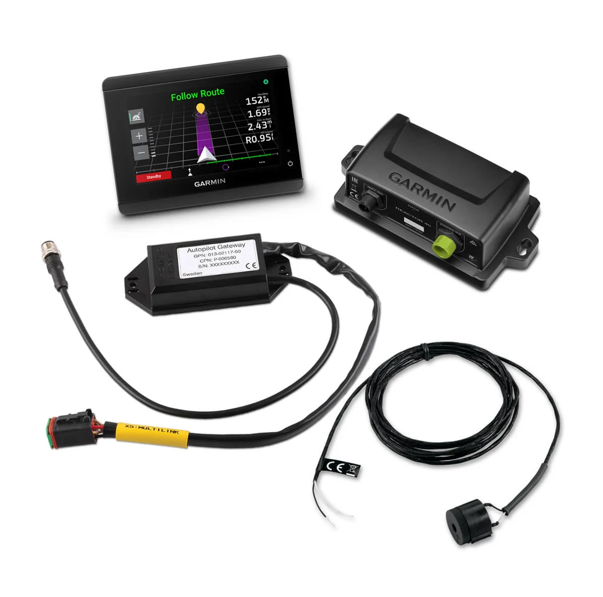Garmin Reactor 40 010-02794-04 steer-by-wire corepack for Yamaha Helm Master: display, CCU, interface and sensor