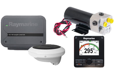 Raymarine T70154 Evolution EV-100 power autopilot pack, ACU-150 control unit, p70 display, sensor core and hydraulic pump