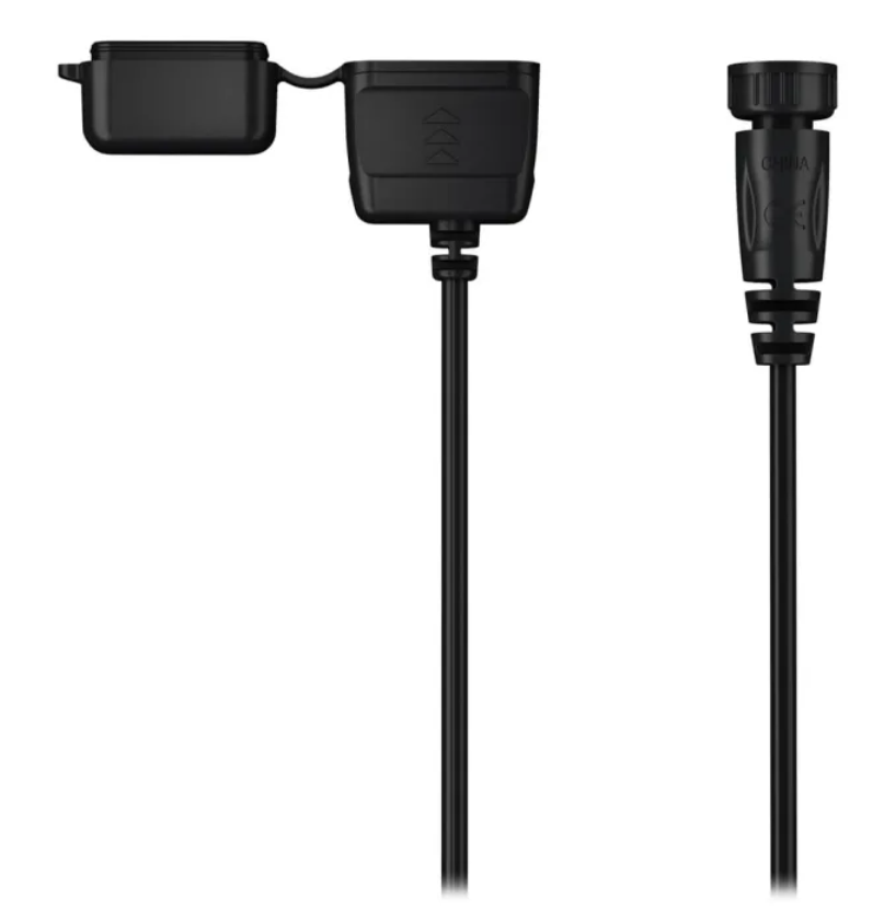 Garmin 010-13194-00 USB voice control bundle, black USB microphone unit on a lead with a round plug