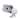Icom SP-37 external hailer horn speaker, white horn speaker with the Icom logo and a swivel mounting bracket