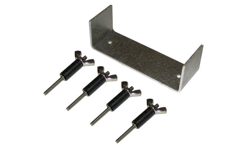 Lowrance 000-11308-001 flush-mount kit for 4 inch Mark, Elite and Hook displays: U-shaped bracket and wing bolts