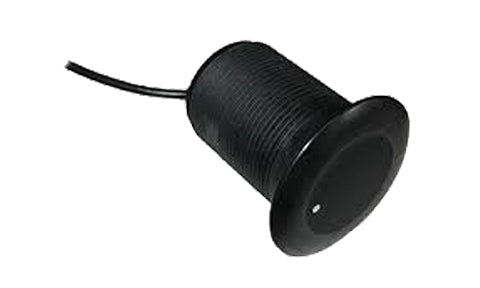 Raymarine A80448 CPT-S 12 degree urethane through hull transducer, black threaded body with flange and cable