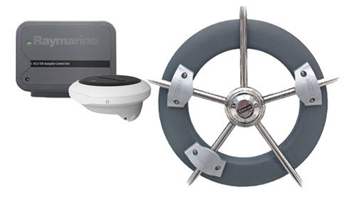 Raymarine T70248 Evolution EV-100 wheel autopilot pack no control head, ACU-100, sensor core and wheel drive