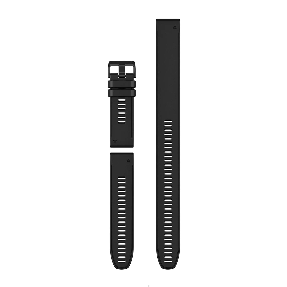 Garmin 010-12907-00 QuickFit 26 dive watch bands, black silicone three-piece set with buckle