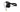 Garmin GA 25 010-10702-00 MCX low profile GPS antenna, black square antenna with a long cable and gold MCX plug