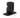 Fusion 010-13101-20 flat mount bracket, black pole socket on a base plate with three screw holes, front view