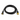Garmin Panoptix LiveScope LVS12 010-12920-00 transducer extension cable, black coil with yellow-ringed plugs