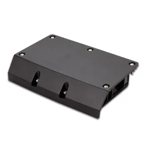Garmin GSD 26 010-11823-00 terminal lid, black rectangular plastic lid with three slots and screws