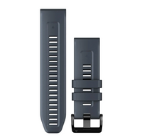 QuickFit® 26 Watch Bands, Granite blue silicone