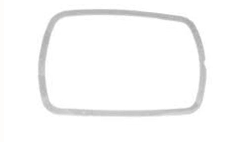 Lowrance FM-6 000-0113-20 flush mount kit for X-4, grey rounded rectangular frame gasket seen face on