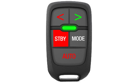 B&G Lowrance Simrad 000-12358-001 WR10 wireless remote autopilot control, black handheld with red STBY, MODE and arrow keys