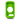 Garmin Edge 1000 010-12026-03 green silicone case, front view with round screen opening