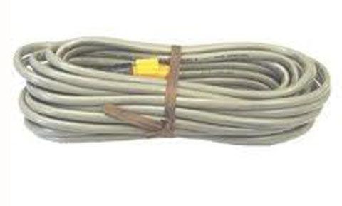 B&G Simrad Lowrance 000-0127-30 7.7 m yellow plug Ethernet cable, coiled grey cable with a yellow plug