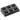 Icom BC-197 six way multi-charger, black six-bay desktop charger with the Icom logo