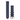 Garmin 010-13225-02 QuickFit 22 watch straps for MARQ in navy silicone with silver buckle, strap pair