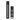 Garmin Approach S10 010-12793-00 watch bands in black silicone with silver buckle, strap pair