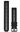Garmin 010-13105-06 22 mm watch bands in black silicone with black buckle, strap pair