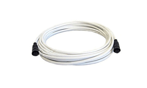 Raymarine A80274 Quantum radar data cable 5 m, coiled white cable with a round black plug at each end